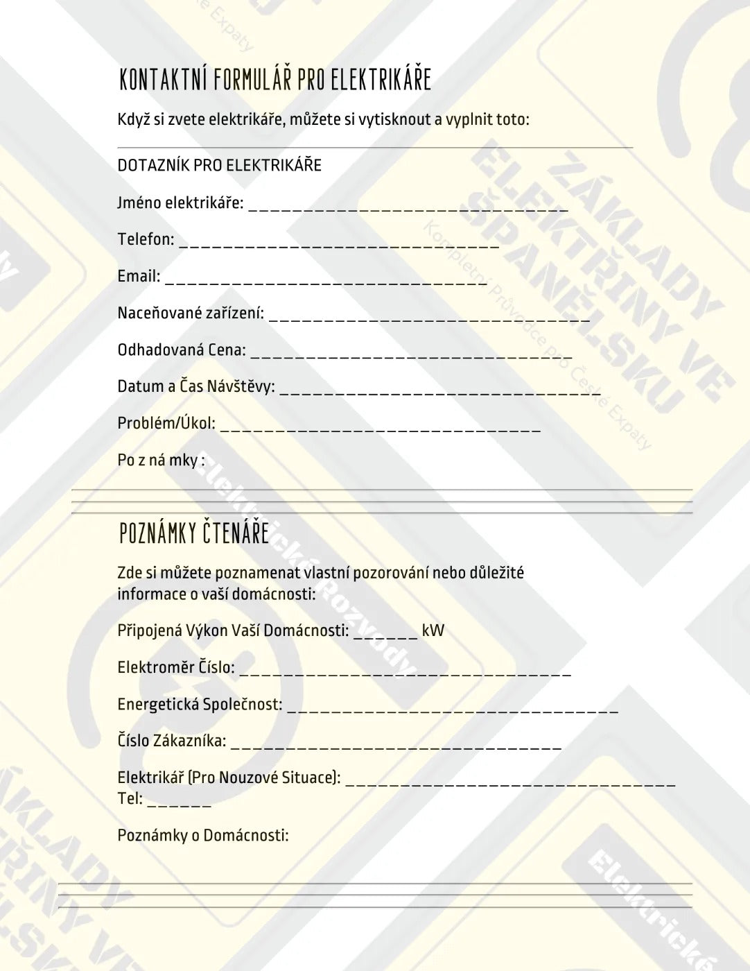 Elektrické Rozvody a Základy Elektřiny ve Španělsku