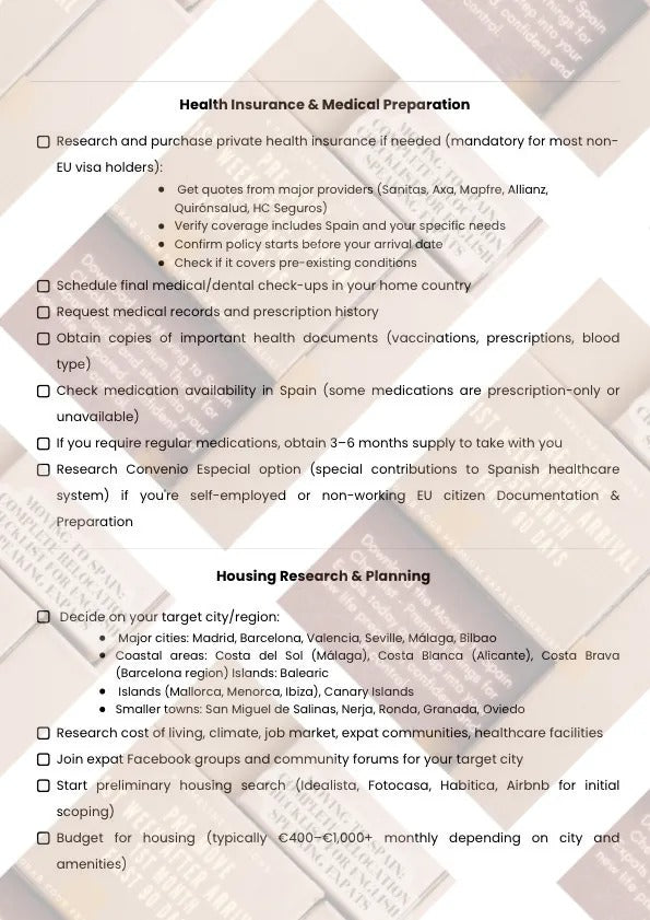 Moving to Spain: Complete Relocation Checklist