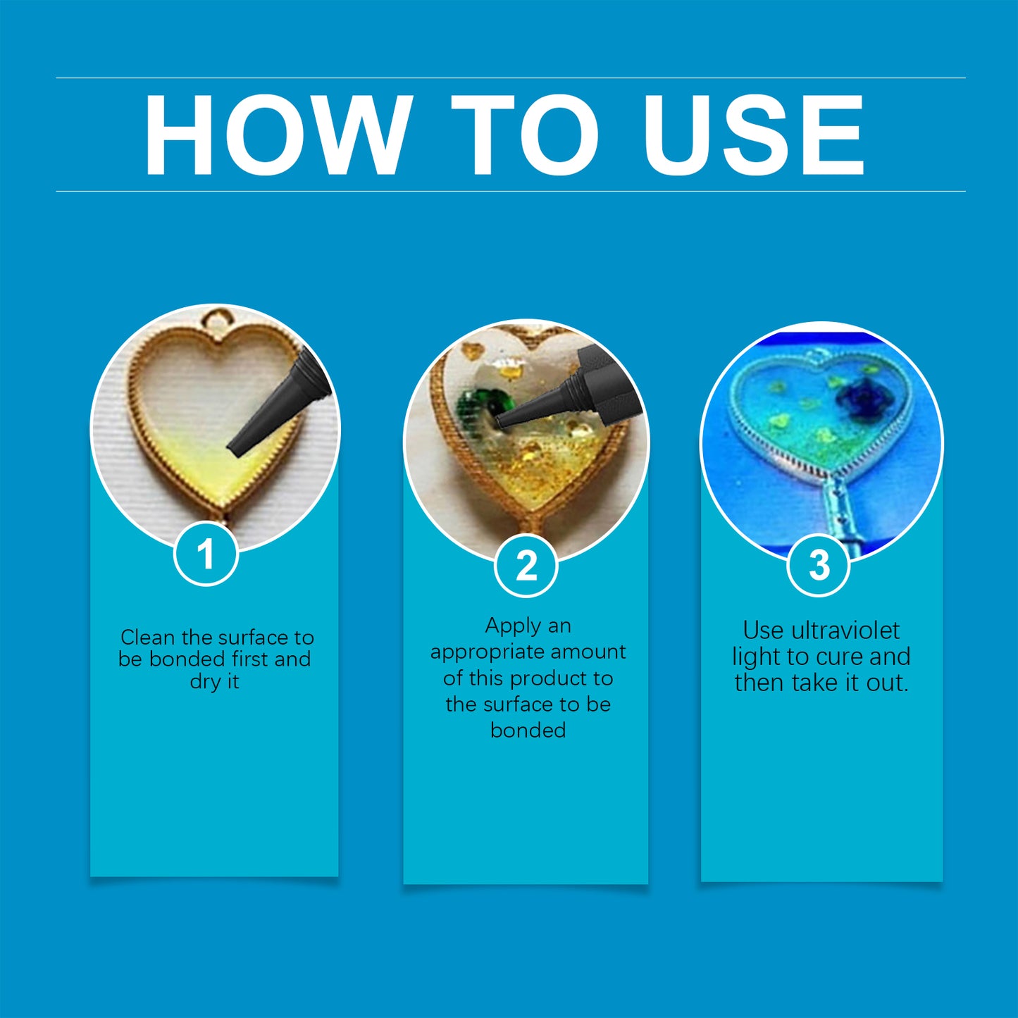 Creative Resin Glue, High Transparent Resin Drop Glue Diy Hand-Made Shadowless Glue Quick Dry Drop Glue