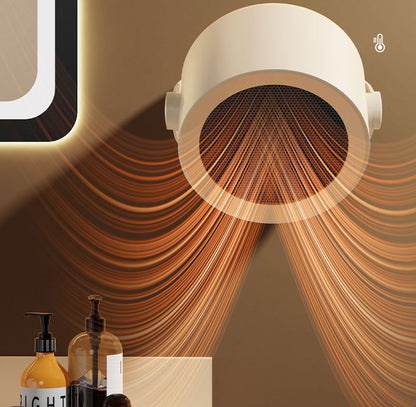 Desktop quick heating heater, small two speed warm air blower, household small sun, office electric heating, heating machine