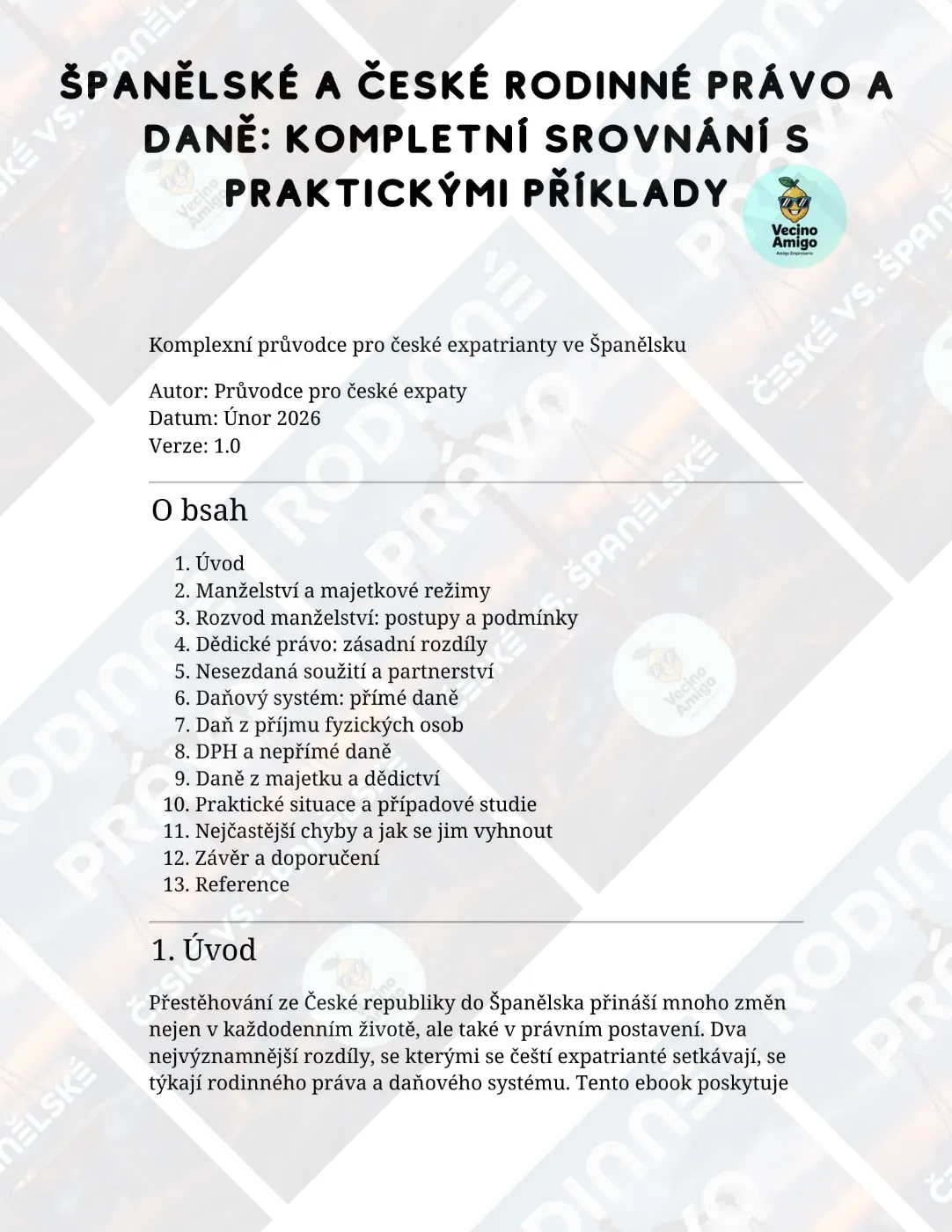 Španělské a České rodinné právo