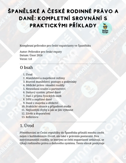 Španělské a České rodinné právo