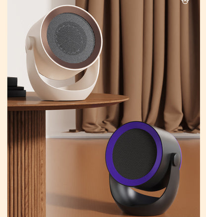 Desktop quick heating heater, small two speed warm air blower, household small sun, office electric heating, heating machine