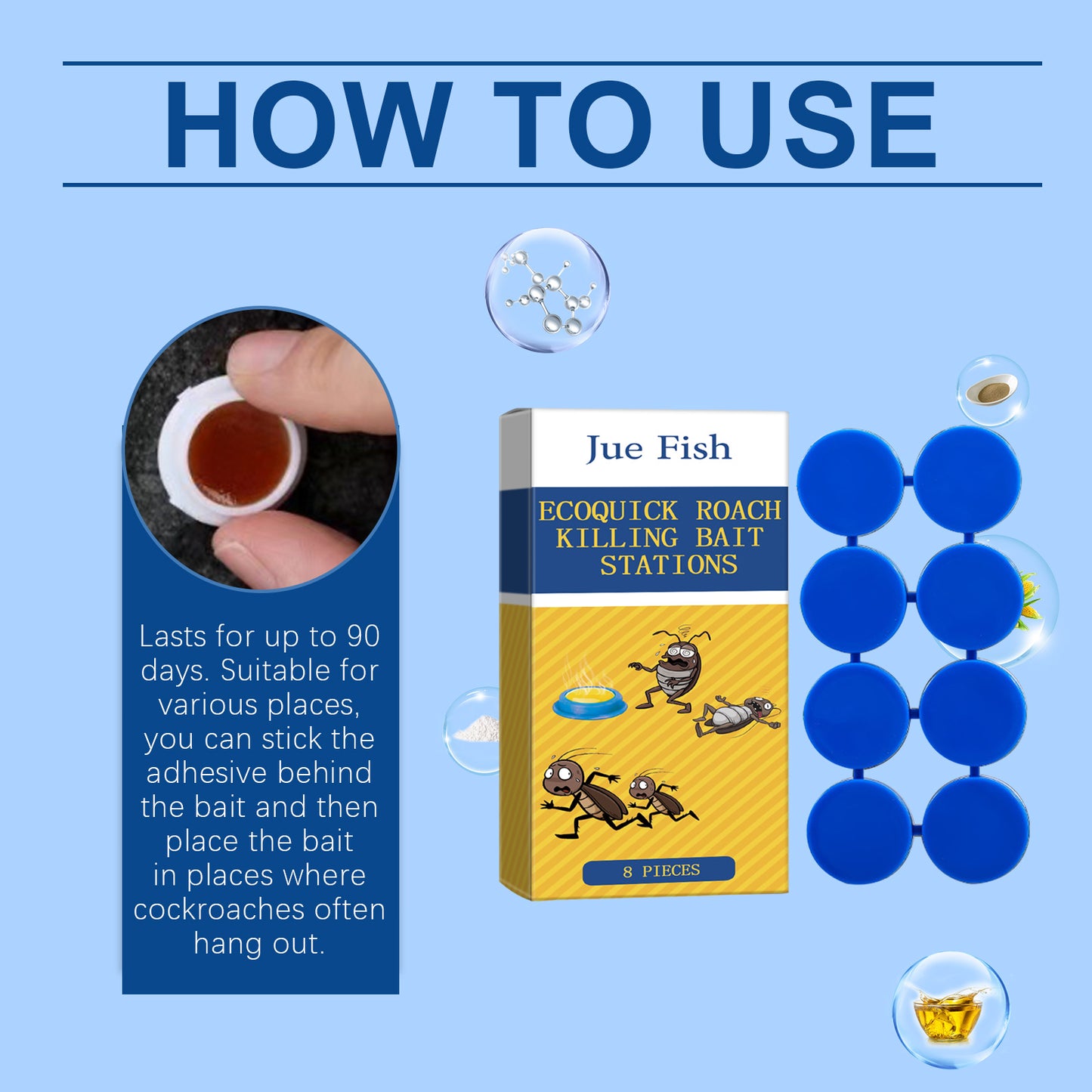 Cockroach Bait Paste Household Cockroach Ointment Bait Cockroach Kill Cockroach Drive Cockroach Kitchen Dormitory Cockroach Paste