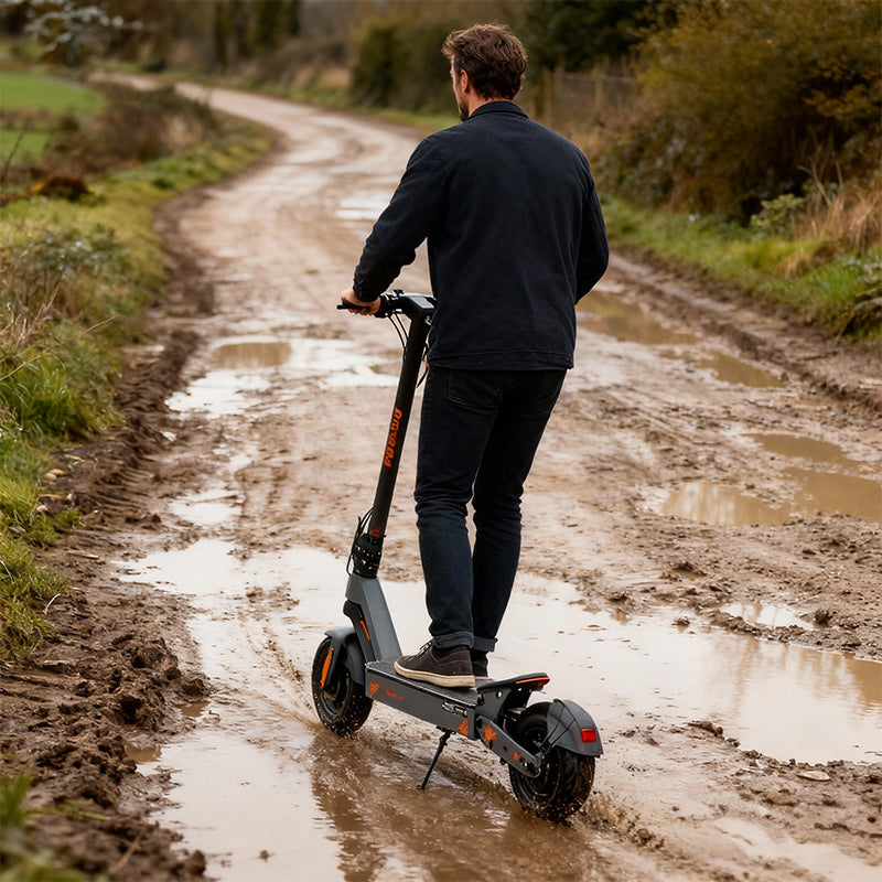 Compatible Rear Fender for KuKirin G2 G3 G4 Electric Scooter | High-Visibility Reflective Plastic Mudguard