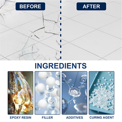 Casting Glue Household Tile Casting Repair Transparent Waterproof High Temperature Resistant Metal Plastic Welding Agent