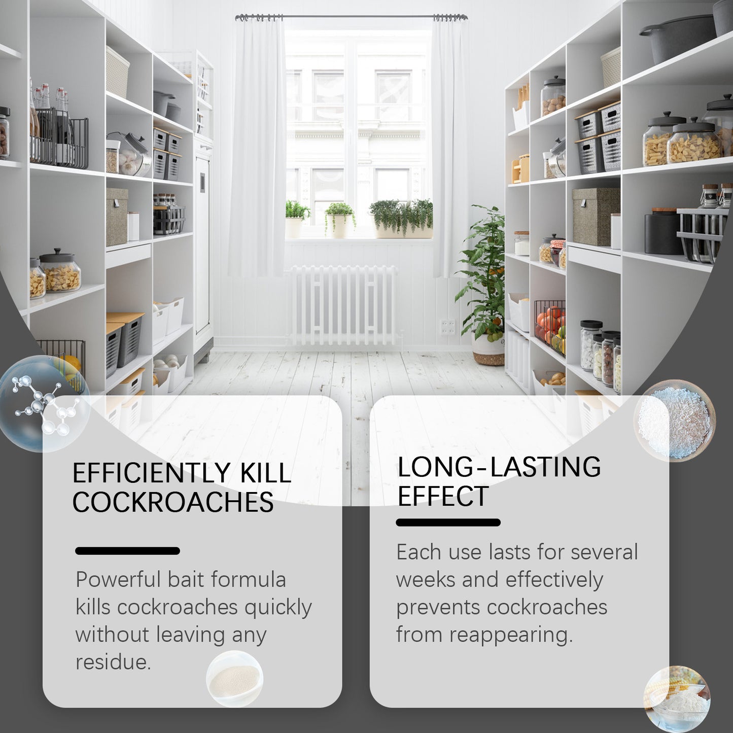 Jakehoe Cockroach Baits For Household Insect-Repellent Cockroach Baits For Indoor Kitchens And Household Cockroach Baits