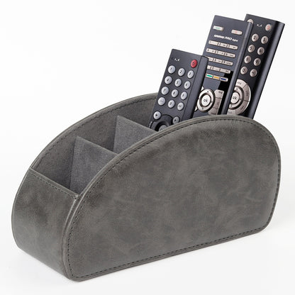 5-Slot Remote Control Holder Box - Desktop Organizer for TV, Media Player, Heater & Game Controllers
