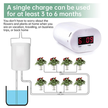 2/4/8/16 - Head Automatic Irrigation Controller, Plant & Flower Sprinklers, Drip Irrigation Kit, Potted Timer