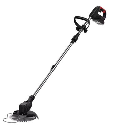 Foldable electric lawn mower with lithium battery and wheels multifunctional handheld wireless charging and weeding machine