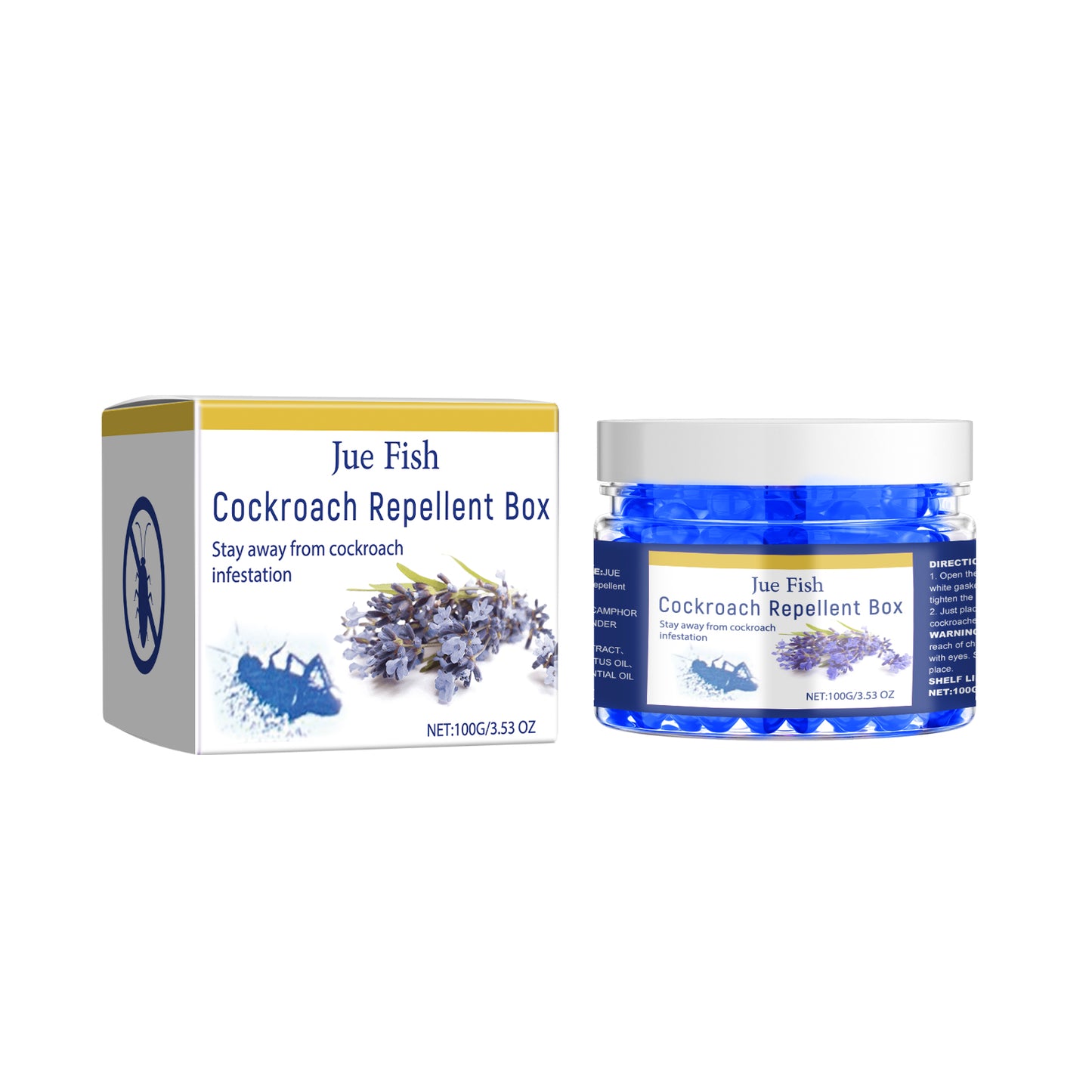 Cockroach Repellent Box, Cockroach Decoy Gel Plant Extract Cockroach Repellent Box